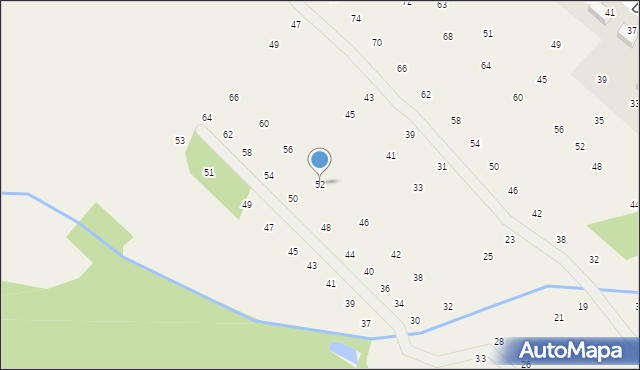 Brzozówka, Boczna, 52, mapa Brzozówka