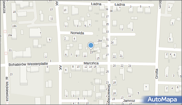 Busko-Zdrój, Bohaterów Westerplatte, 13, mapa Busko-Zdrój