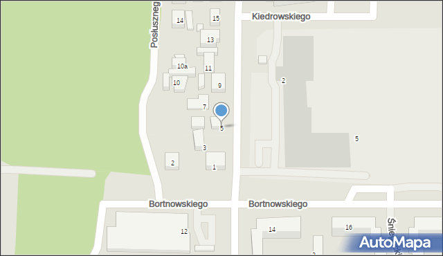 Bydgoszcz, Bora-Komorowskiego Tadeusza, gen., 5, mapa Bydgoszczy