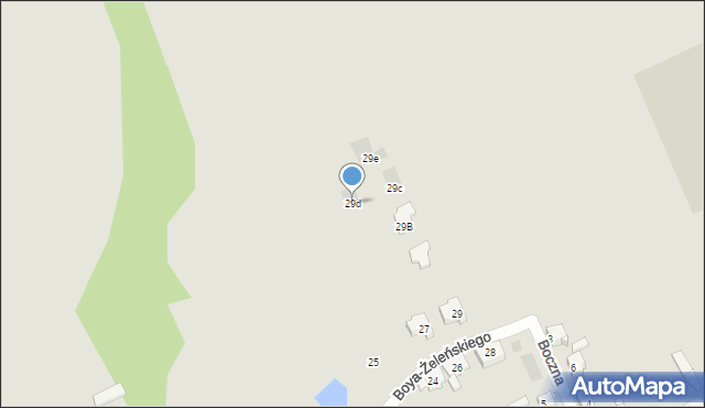 Bytom, Boya-Żeleńskiego Tadeusza, 29d, mapa Bytomia
