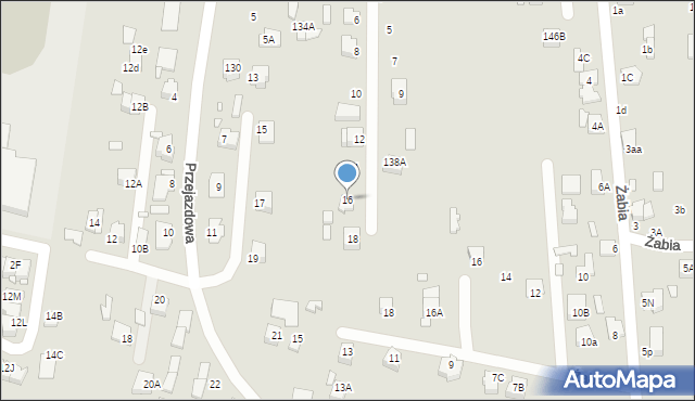 Chełm, Bociania, 16, mapa Chełma