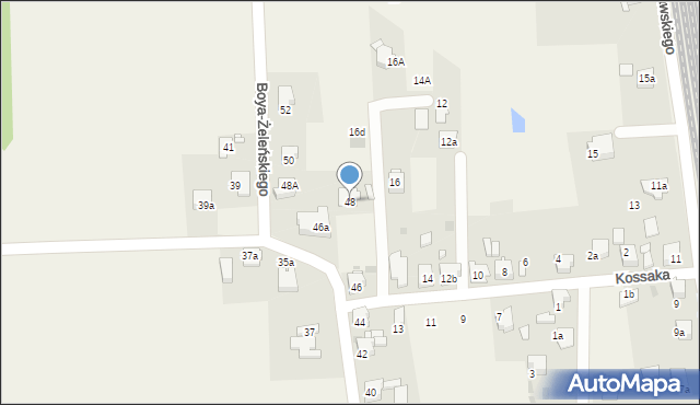 Chełm Śląski, Boya-Żeleńskiego Tadeusza, 48, mapa Chełm Śląski