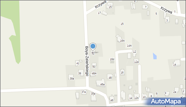 Chełm Śląski, Boya-Żeleńskiego Tadeusza, 52, mapa Chełm Śląski