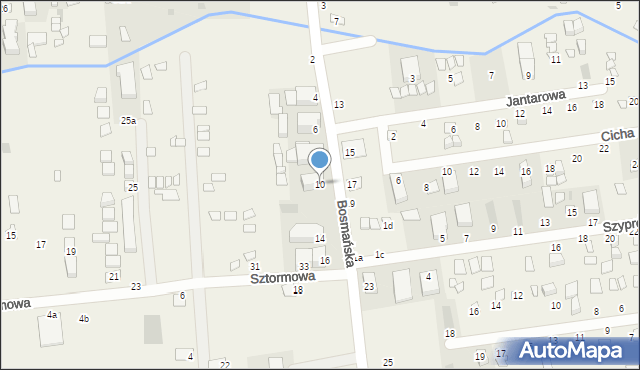 Chłopy, Bosmańska, 10, mapa Chłopy