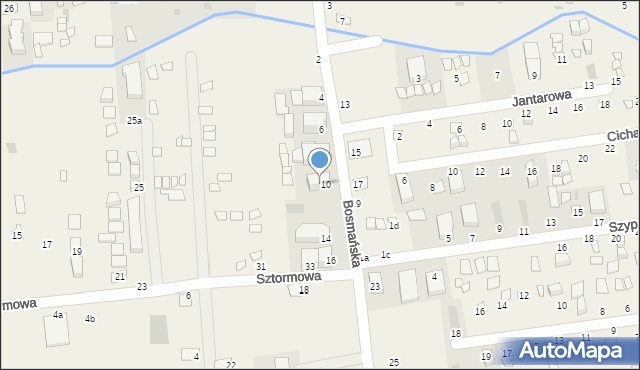 Chłopy, Bosmańska, 12, mapa Chłopy