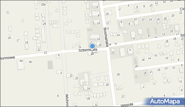 Chłopy, Bosmańska, 18, mapa Chłopy