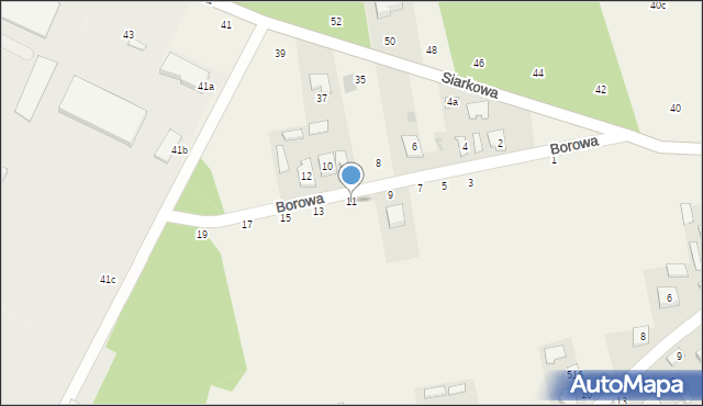 Chmielów, Borowa, 11, mapa Chmielów