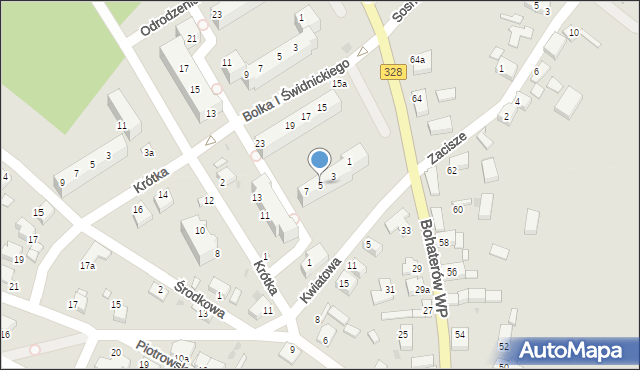Chocianów, Bolka I Świdnickiego, 5, mapa Chocianów