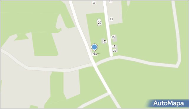 Chrzanów, Borówkowa, 24a, mapa Chrzanów