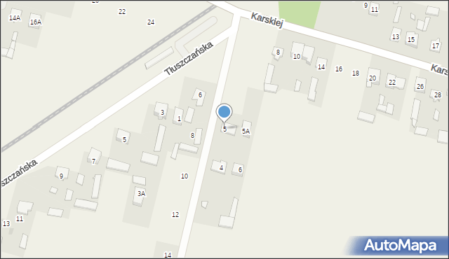 Chrzęsne, Borówkowa, 5, mapa Chrzęsne