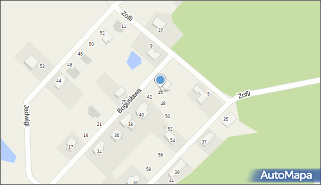 Chwaszczyno, Bogusława, 46, mapa Chwaszczyno