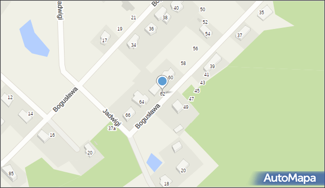 Chwaszczyno, Bogusława, 62, mapa Chwaszczyno