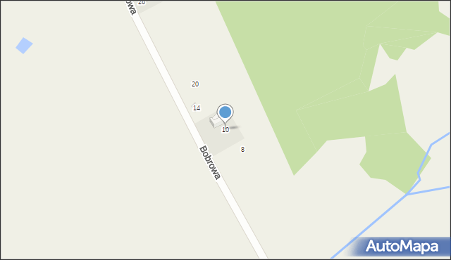 Cichawy, Bobrowa, 10, mapa Cichawy
