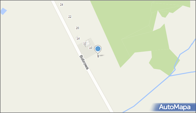 Cichawy, Bobrowa, 8, mapa Cichawy