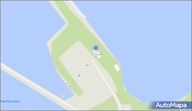 Czechowice-Dziedzice, Boczna, 12, mapa Czechowic-Dziedzic