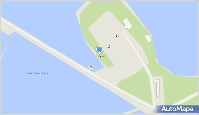 Czechowice-Dziedzice, Boczna, 18, mapa Czechowic-Dziedzic