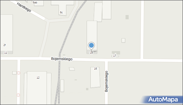 Częstochowa, Bojemskiego Mariusza, 15, mapa Częstochowy