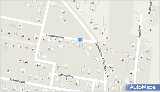 Dąbrowa Górnicza, Borowinowa, 5, mapa Dąbrowa Górnicza