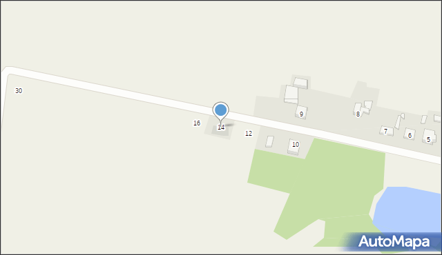Damasławek, Boisko, 14, mapa Damasławek