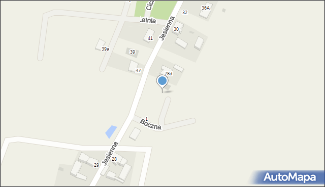 Długie Stare, Boczna, 5, mapa Długie Stare