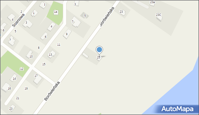 Dobrcz, Borówieńska, 27, mapa Dobrcz