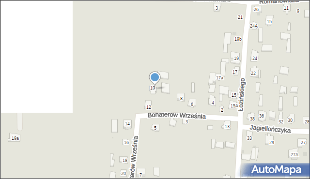 Drohiczyn, Bohaterów Września, 10A, mapa Drohiczyn