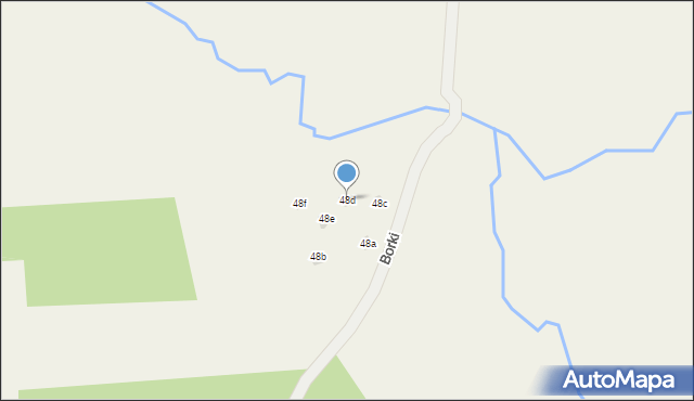 Dzianisz, Borki, 19, mapa Dzianisz