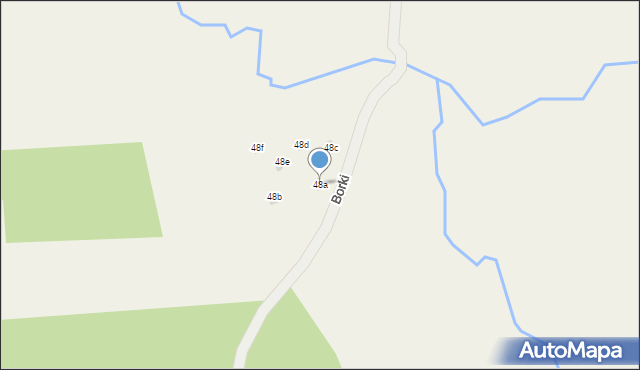 Dzianisz, Borki, 23, mapa Dzianisz