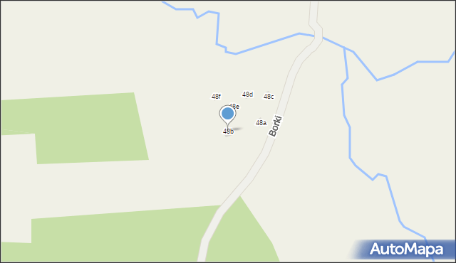 Dzianisz, Borki, 25, mapa Dzianisz