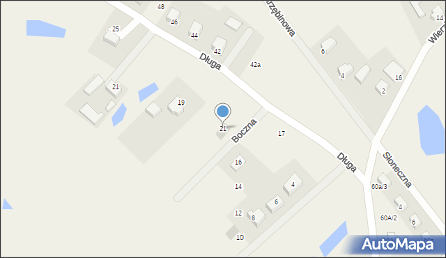 Egiertowo, Boczna, 21, mapa Egiertowo