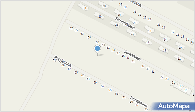 Falenty Duże, Borówkowa, 38, mapa Falenty Duże