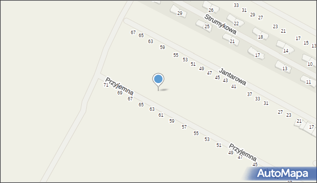 Falenty Duże, Borówkowa, 41, mapa Falenty Duże