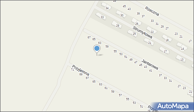 Falenty Duże, Borówkowa, 44, mapa Falenty Duże