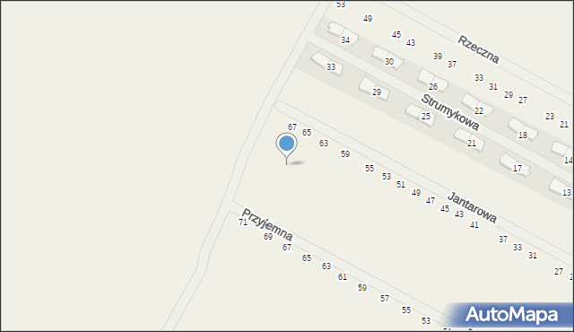 Falenty Duże, Borówkowa, 46, mapa Falenty Duże