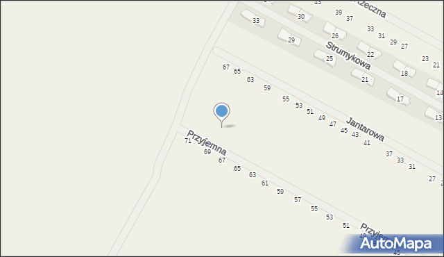 Falenty Duże, Borówkowa, 47, mapa Falenty Duże