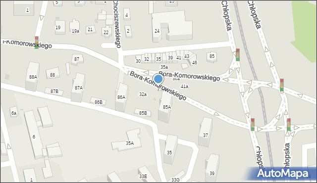 Gdańsk, Bora-Komorowskiego Tadeusza, gen., 37b, mapa Gdańska