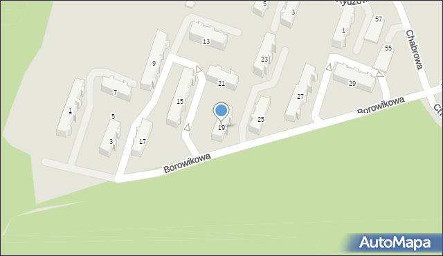 Gdynia, Borowikowa, 19, mapa Gdyni