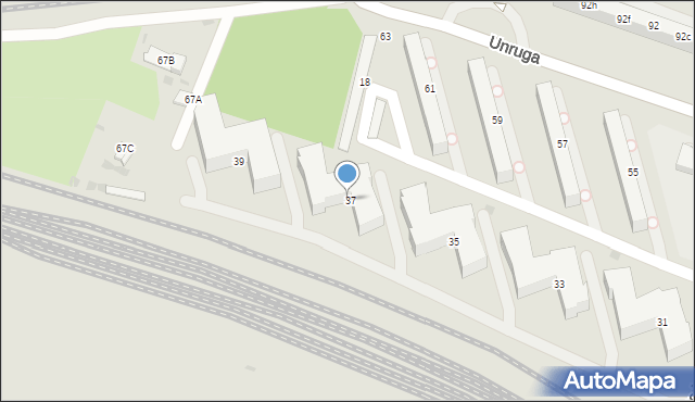 Gdynia, Boisko, 37a, mapa Gdyni