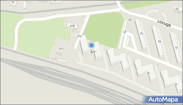 Gdynia, Boisko, 39, mapa Gdyni