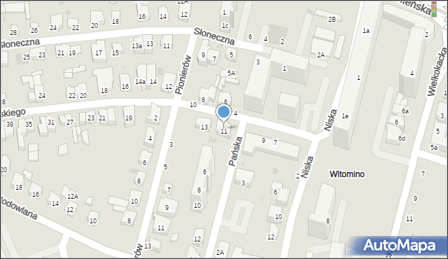 Gdynia, Bohaterów Getta Warszawskiego, 11, mapa Gdyni