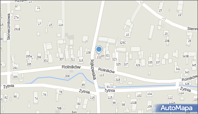 Gliwice, Bojkowska, 111, mapa Gliwic