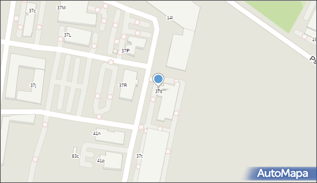 Gliwice, Bojkowska, 37s, mapa Gliwic