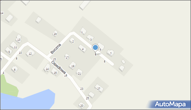 Godziszewo, Boczna, 6, mapa Godziszewo