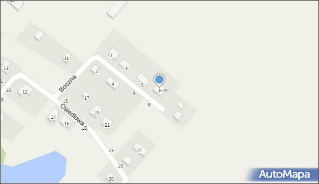 Godziszewo, Boczna, 7, mapa Godziszewo