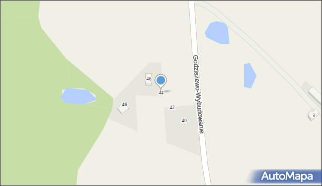 Godziszewo, Boroszewska, 44, mapa Godziszewo