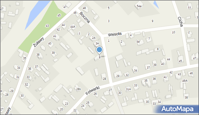 Gołąb, Boczna, 4, mapa Gołąb
