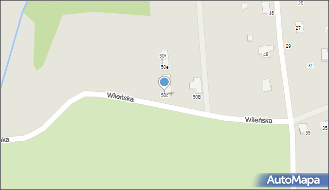 Gołdap, Boczna, 50c, mapa Gołdap