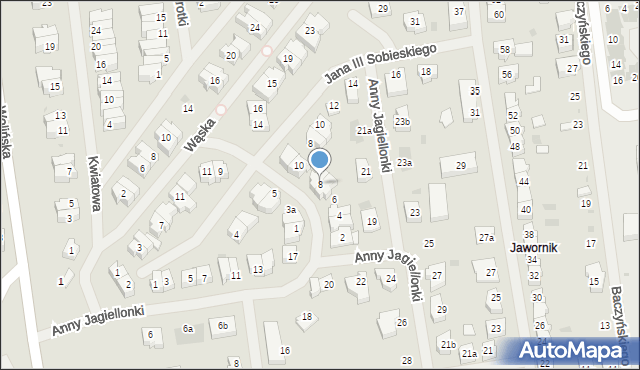 Goleniów, Bogusława X, 8, mapa Goleniów