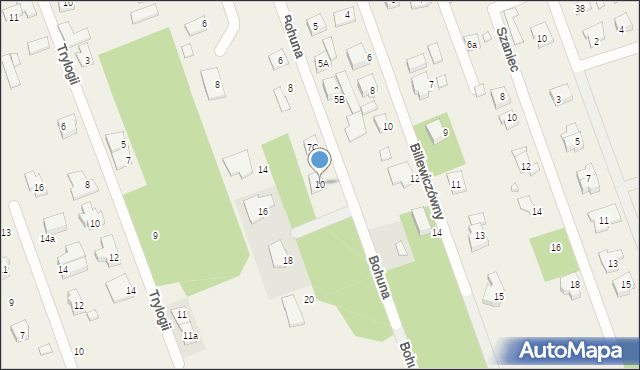 Gołków, Bohuna, 10, mapa Gołków