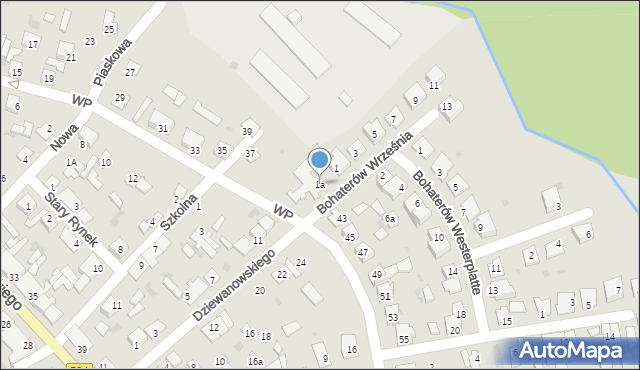 Golub-Dobrzyń, Bohaterów Września, 1a, mapa Golub-Dobrzyń